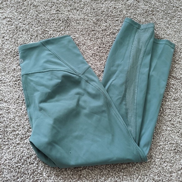 Teal Lululemon HR Leggings - Picture 2 of 7